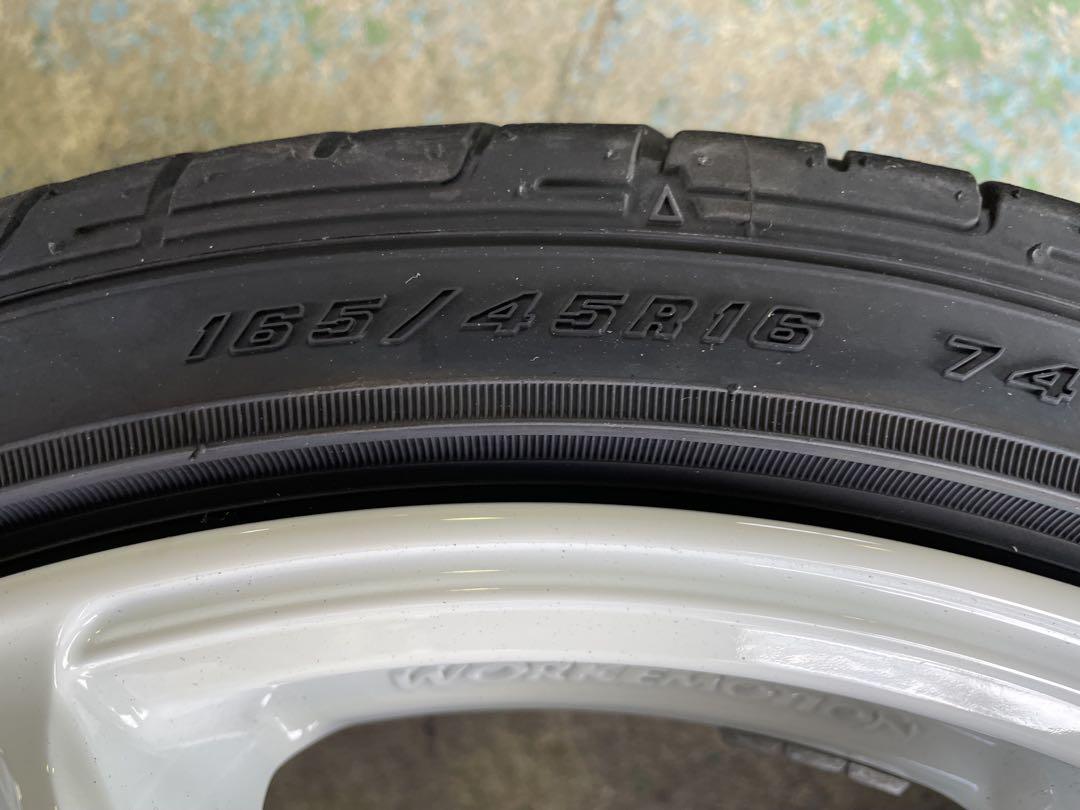 グッドイヤー 165/45R16 ホイール付き４本セット