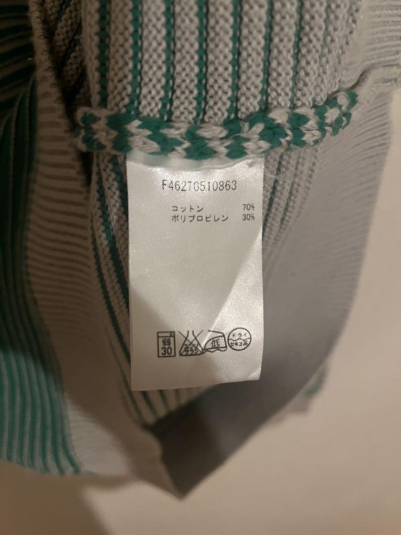KENZO ボーダー　春コットンニット L