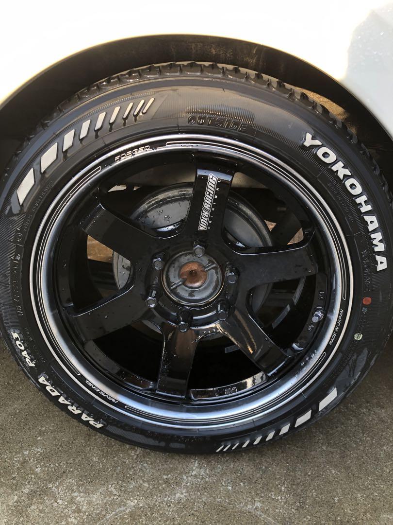 J*N様 RAYS TE37SB TOURER ホイールセット　ハイエース200