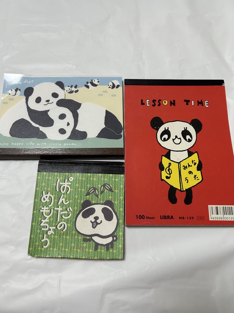 平成　レトロ　ファンシー　クラックス　モノトーンパンダ　メモ帳　おまとめ売り m26507272567_1.jpg?1719464138