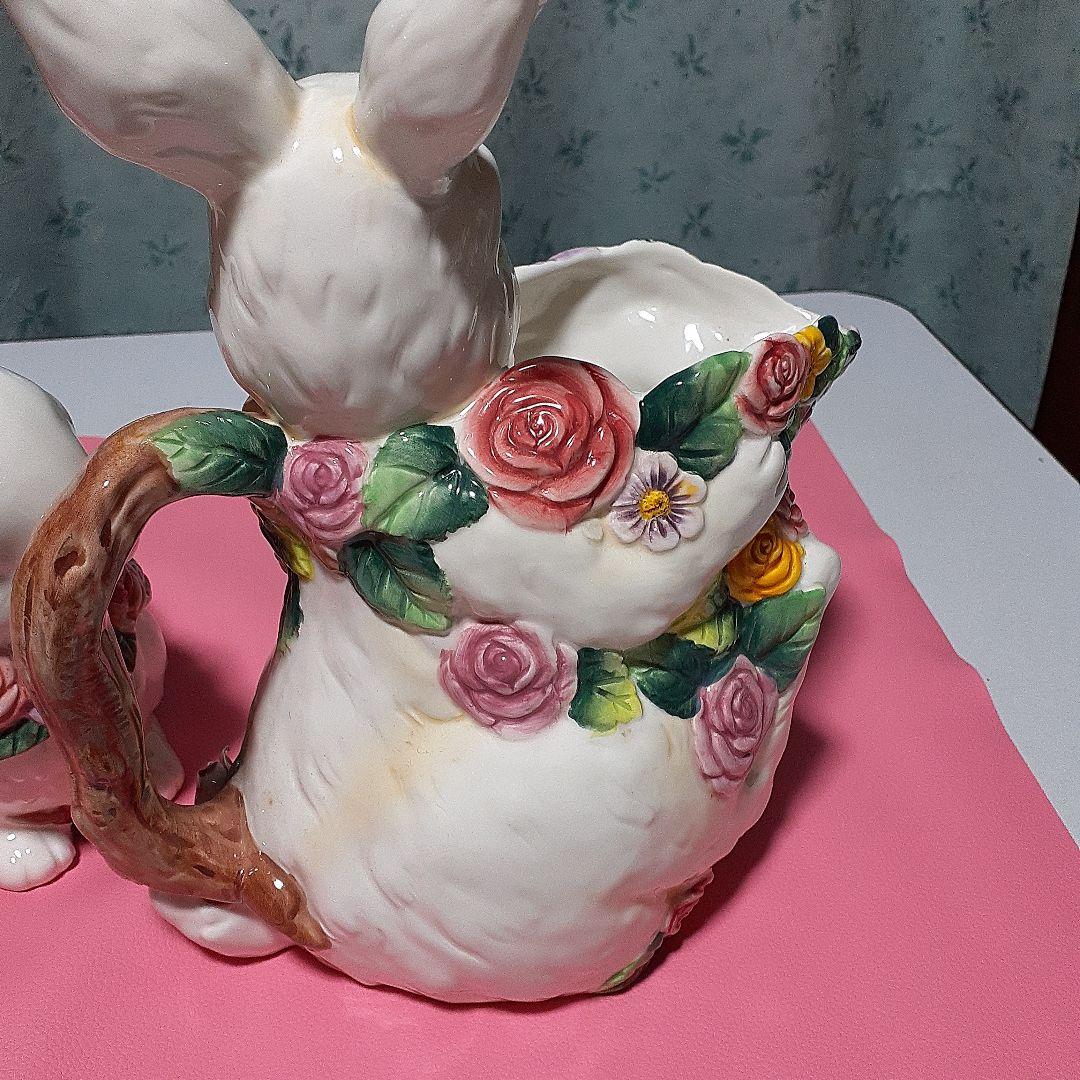 お値下げ中　新品未使用　うさぎのピッチャーと　干支　お正月　縁起物