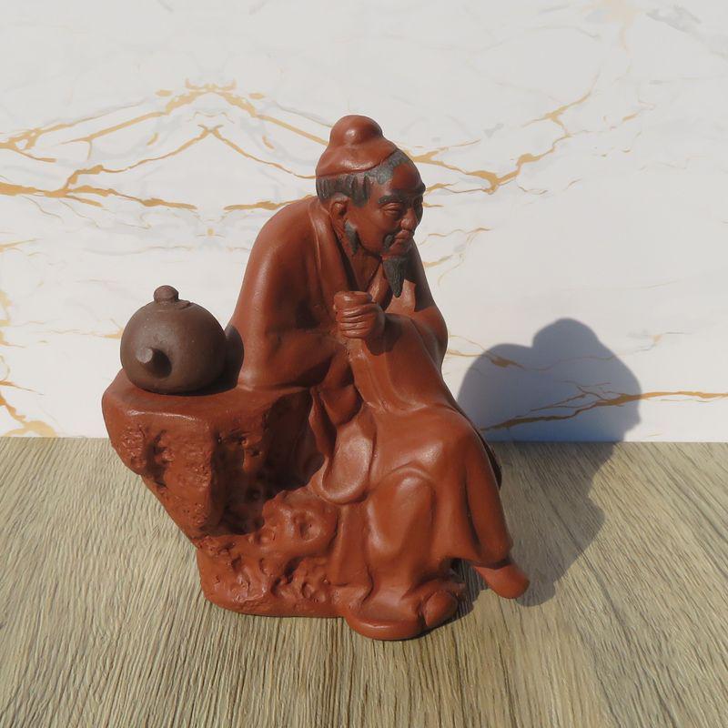 【売れ筋】 宜興紫砂の彫刻 文房具 茶道具 極細工 装飾品 現代工芸品 美術品 工芸品