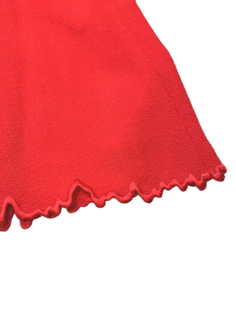 LA PERLA ラペルラ ワンピース ドレス 半袖 ピンク レッド リボン