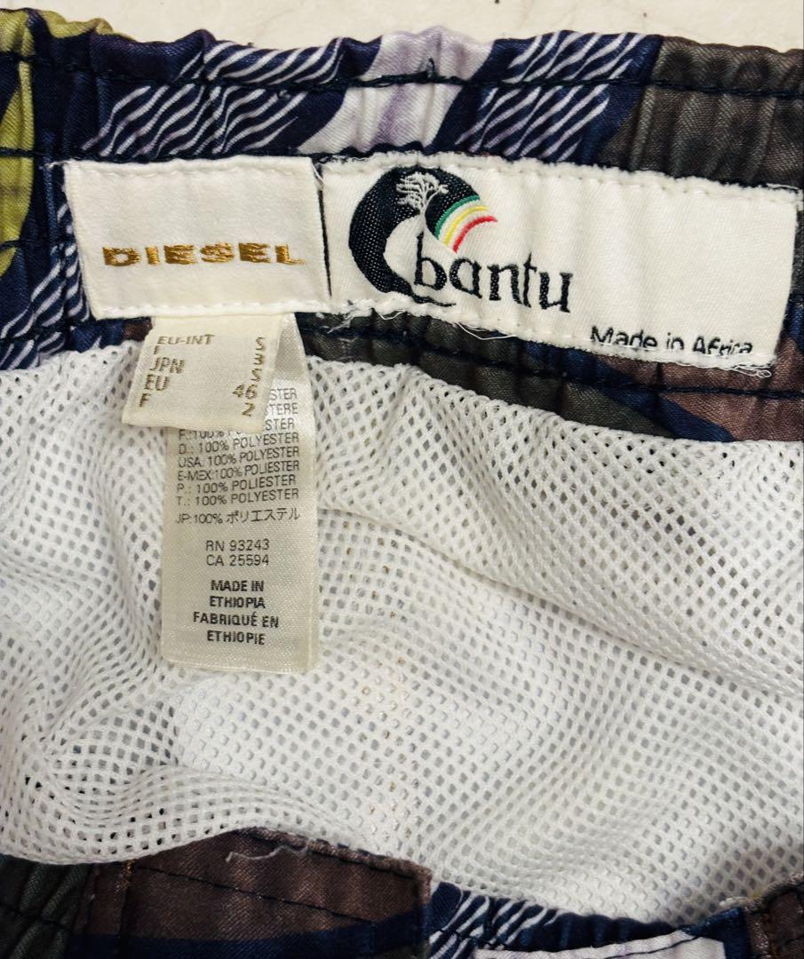 ビンテージ古着】DIESEL × Bantu コラボ ビーチショーツ メンズ