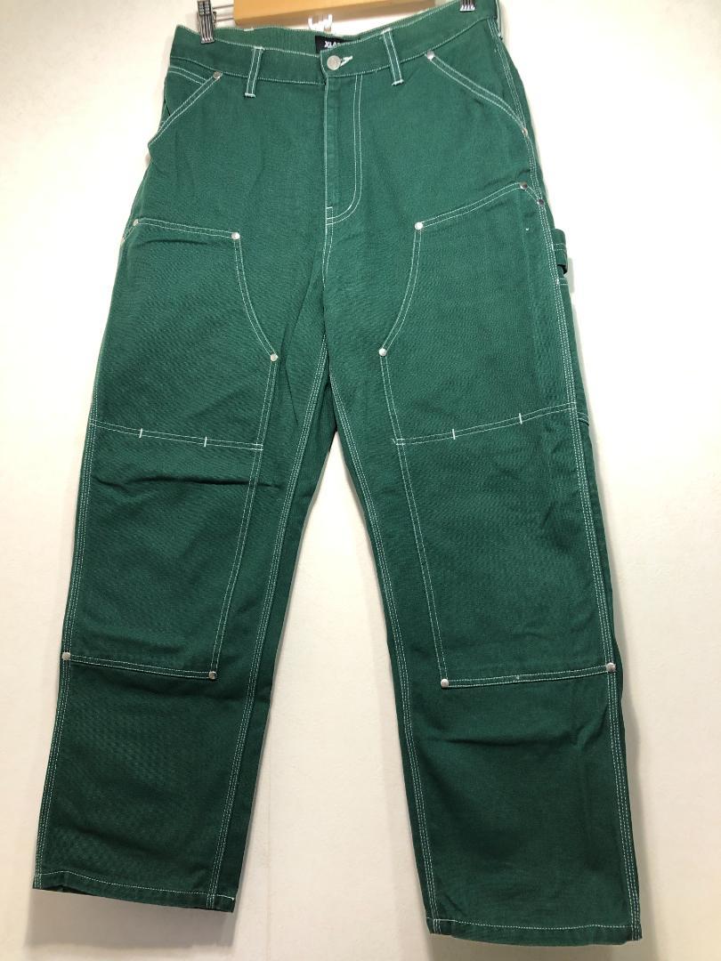 027001 XLARGE DUCK WORK PANTS 32 グリーン
