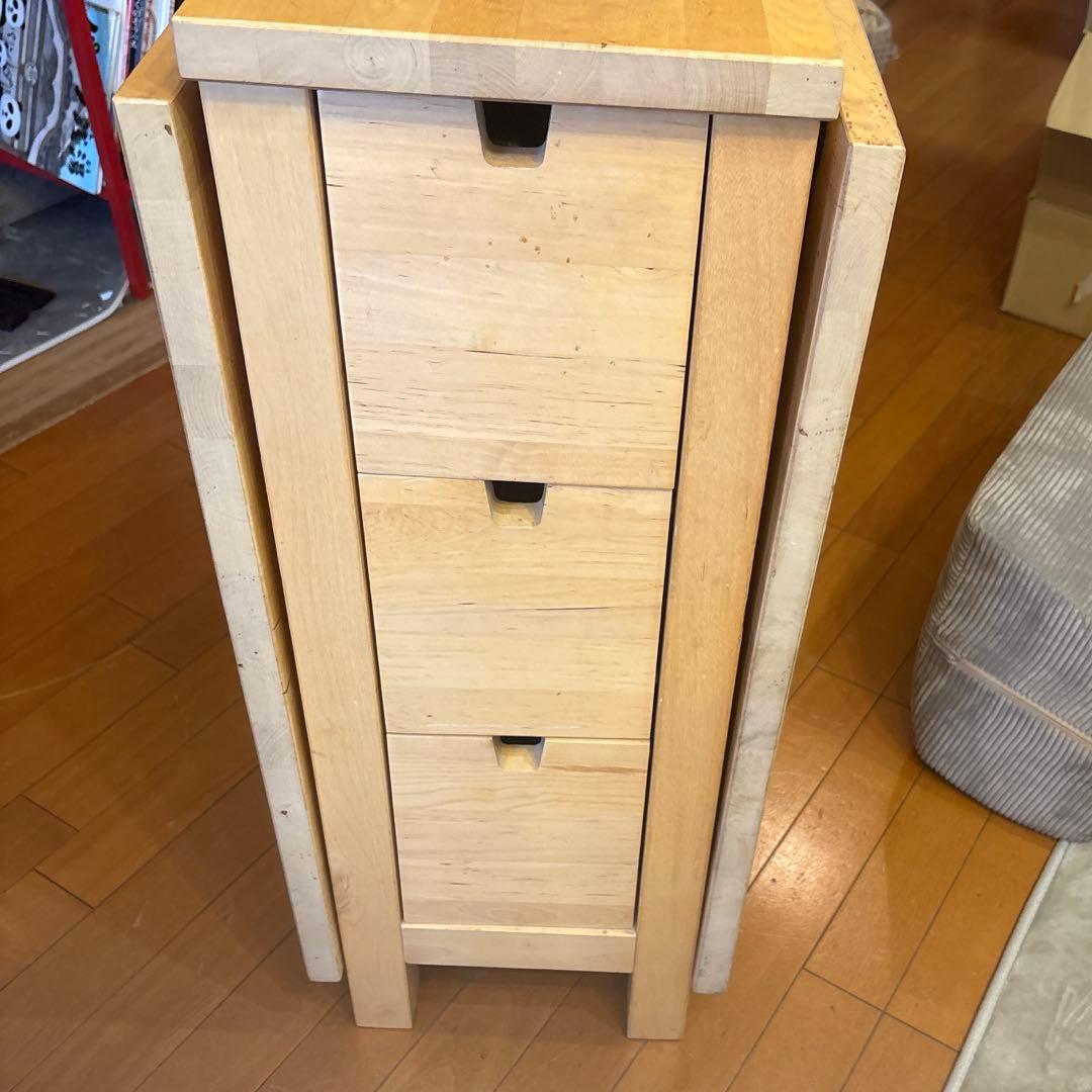 IKEA NORDEN ノールデン 折り畳み ダイニングテーブル 引き出し付き IKEA NORDEN ノールデン 折り畳み ダイニングテーブル 引き出し付き