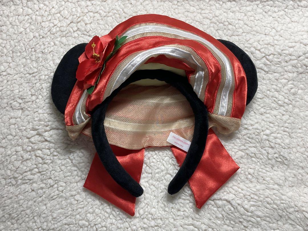 ミニーのスタイルスタジオ 夏 カチューシャ ぬいぐるみバッチ
