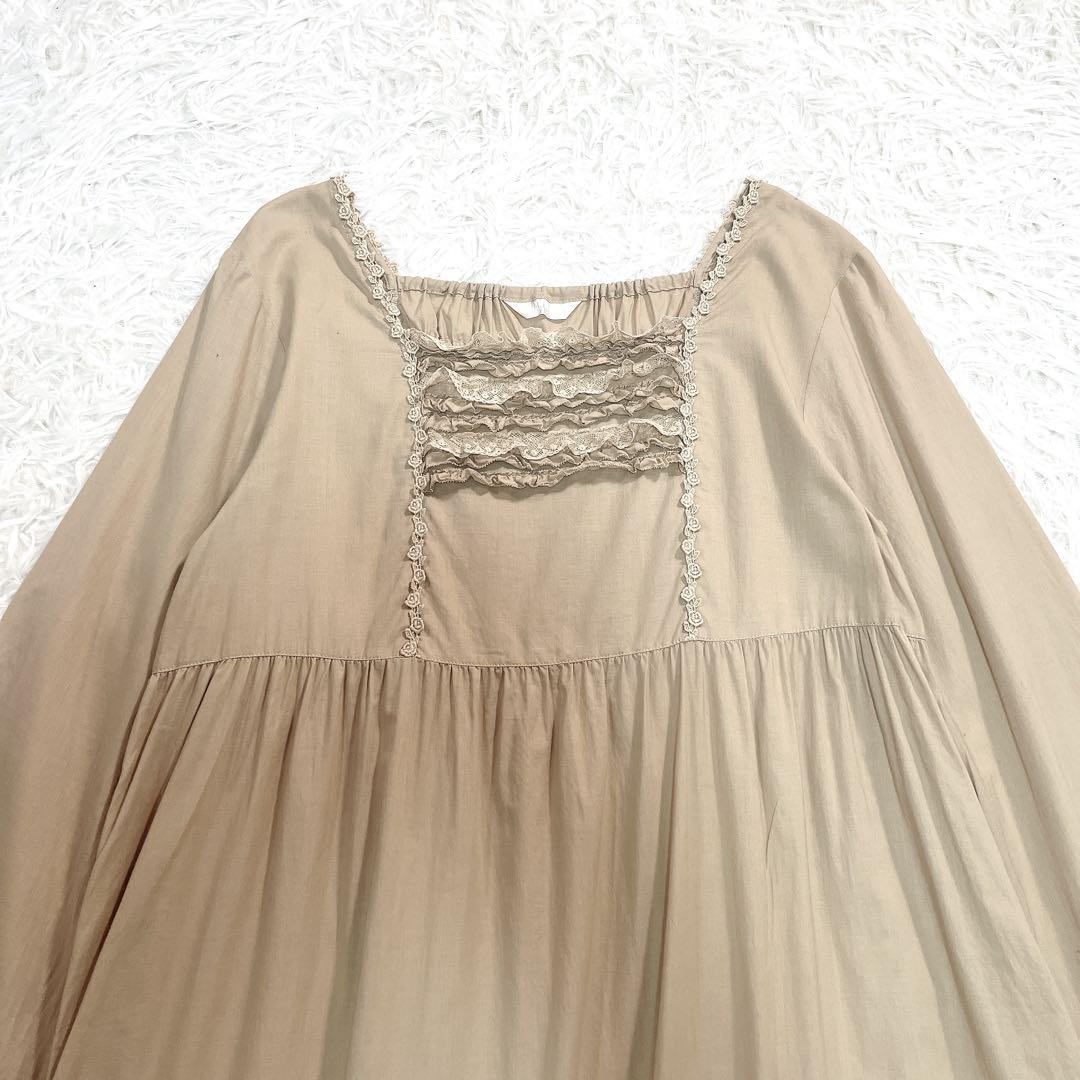 在庫処分セール 美品✨ピンクハウス ピコフリル ワンピース レース ティアード ワンピース