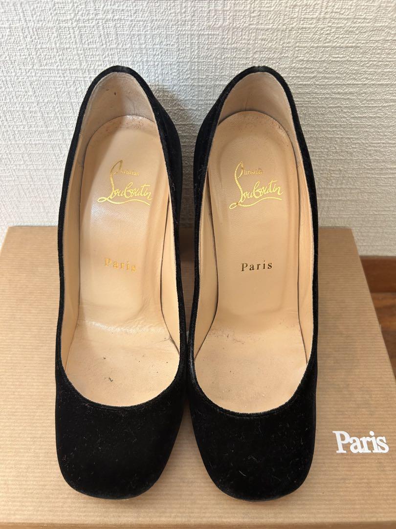 Christian Louboutin ブラック ハイヒール レディース