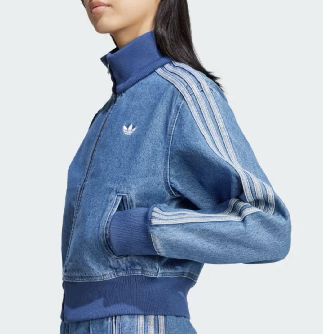 adidasアディカラー デニムレディース アディダス ジャージ トラックトップ