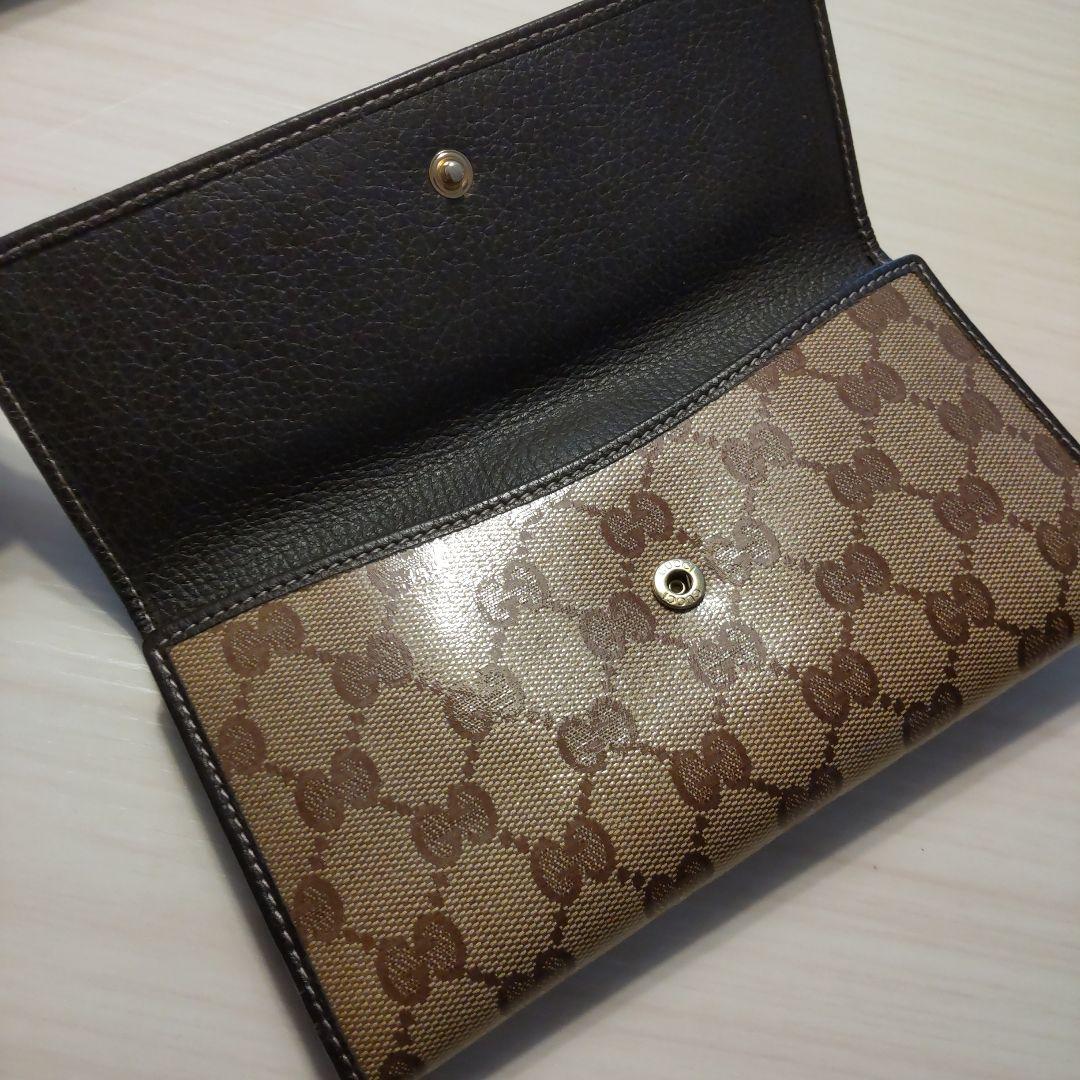 GUCCI 長財布　インターロッキング　GG クリスタル　希少　レア