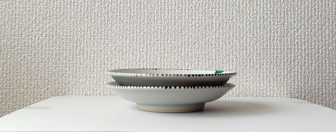 【新品】中町いずみさん 4.5寸皿「色とりどり」 ２枚セット