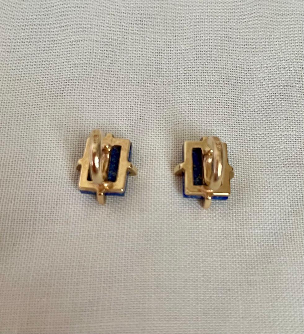 【新品未使用】ete ラピスラズリ K10YGイヤリング