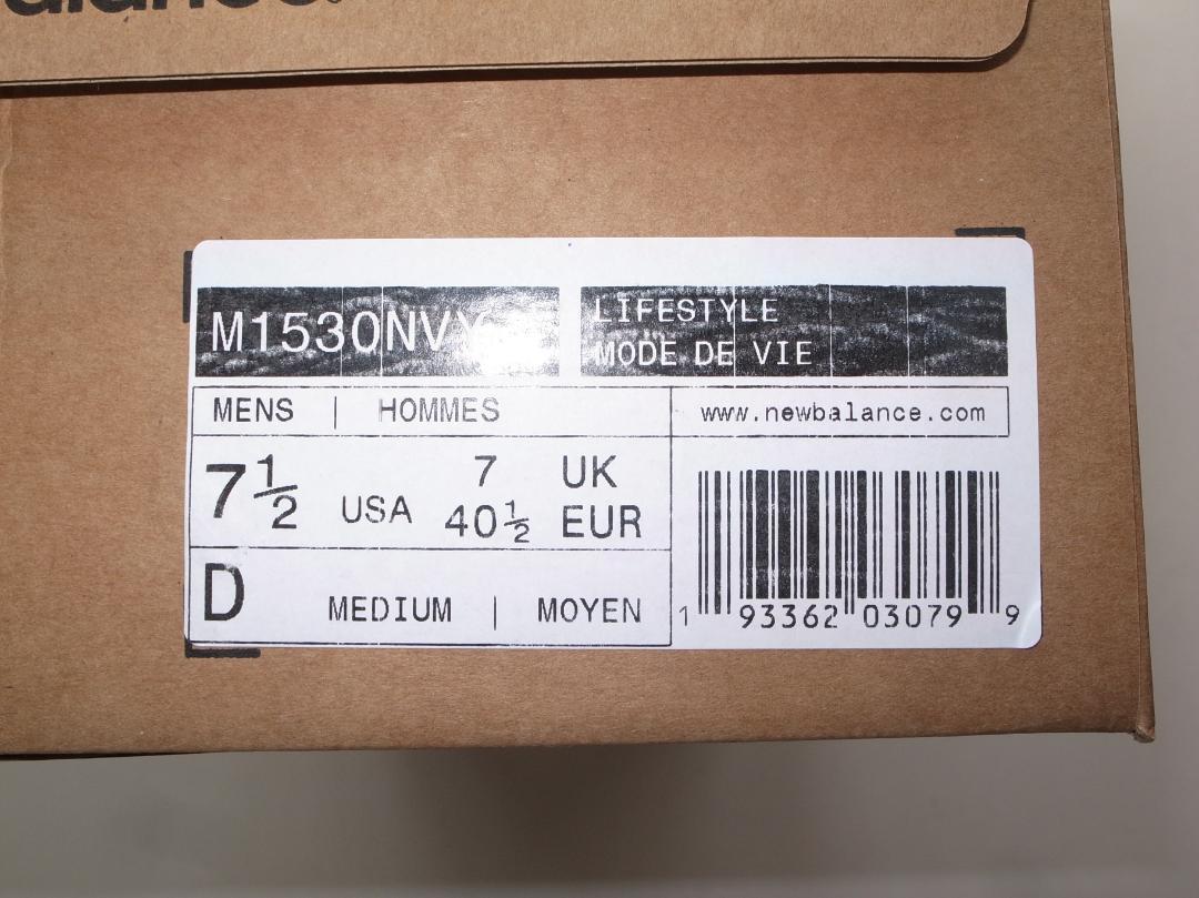 新作好評 new balance M1530NVY navy US7.5 25.5cm L8GDB-m91470180553 正規店定番