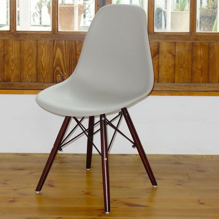 イームズ DSWシェルチェア イス 椅子 Eames 家具 ライトグレー