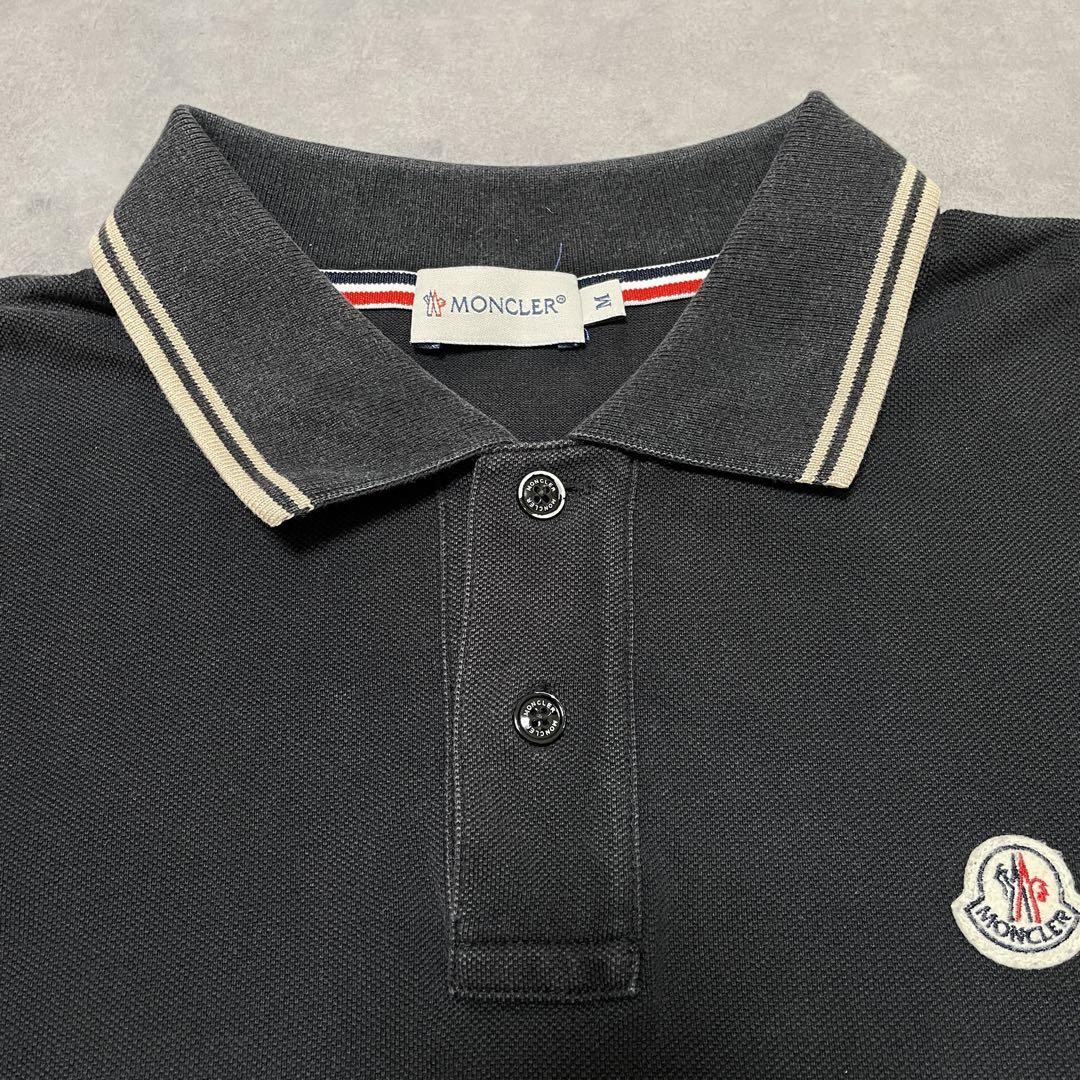MONCLER リンガー　半袖　ポロシャツ　ブラック　Mサイズ