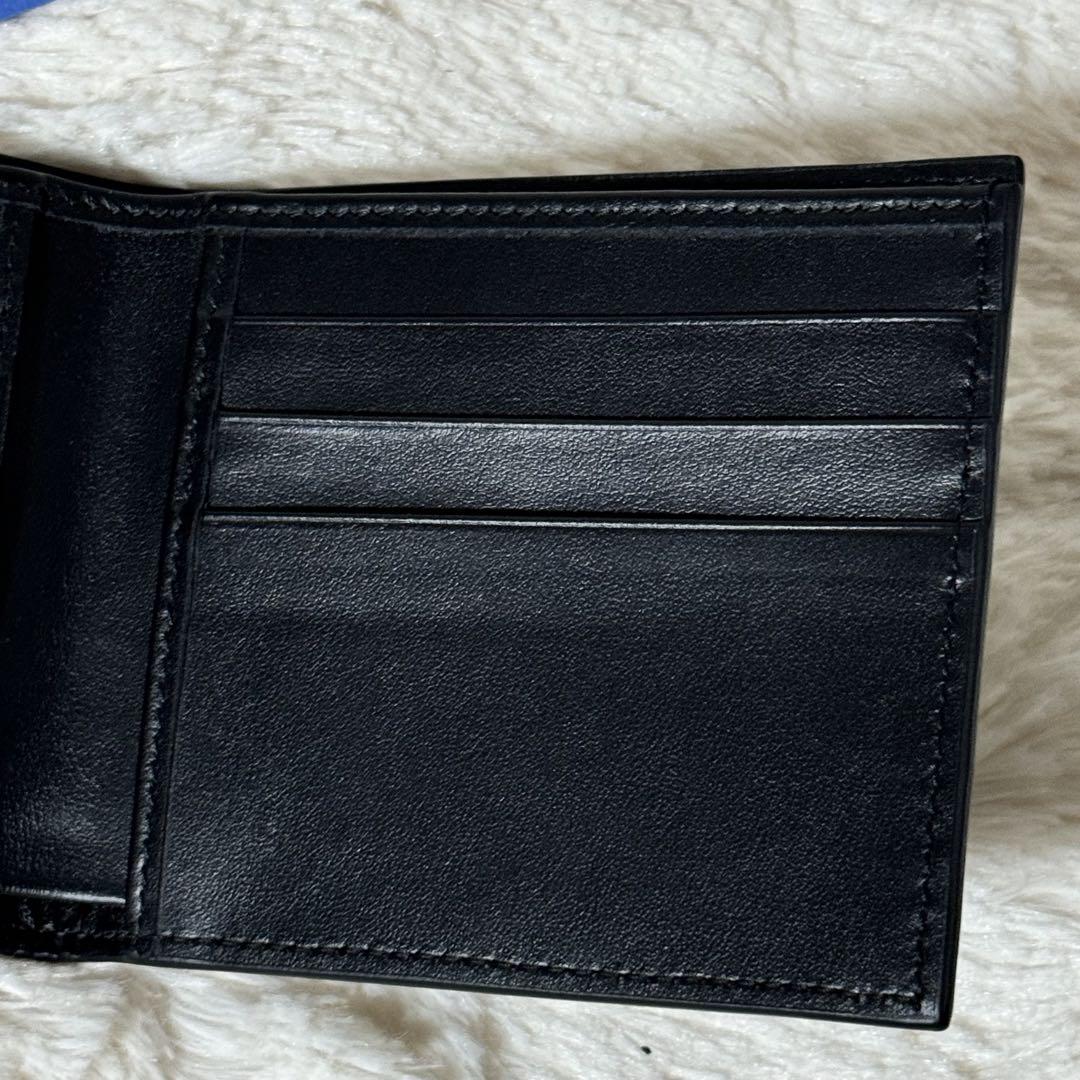 新品未使用✨SMYTHSONスマイソン　二つ折り財布 Panama 黒　レザー