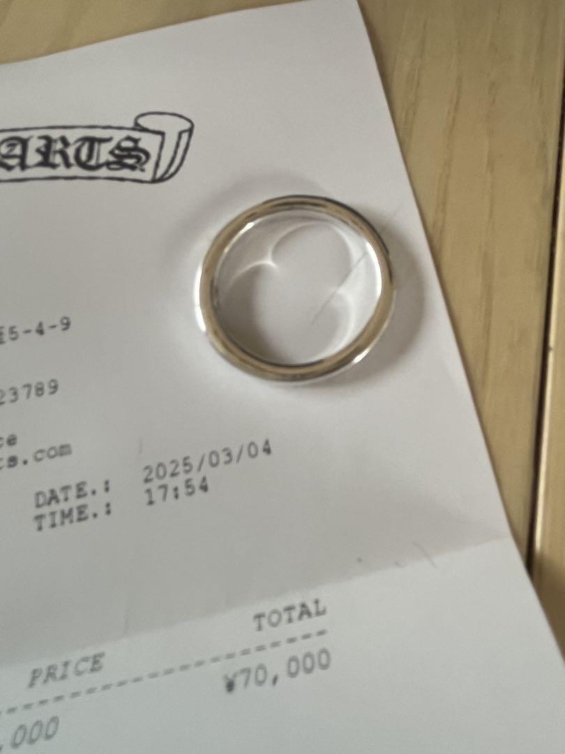 極美品　CHROME HEARTS シルバー925 リング 2002年製　20号