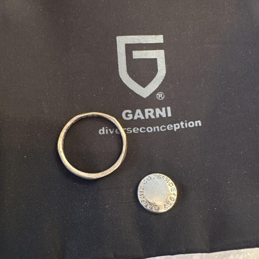 GARNI シルバーリング 専用ポーチ付き