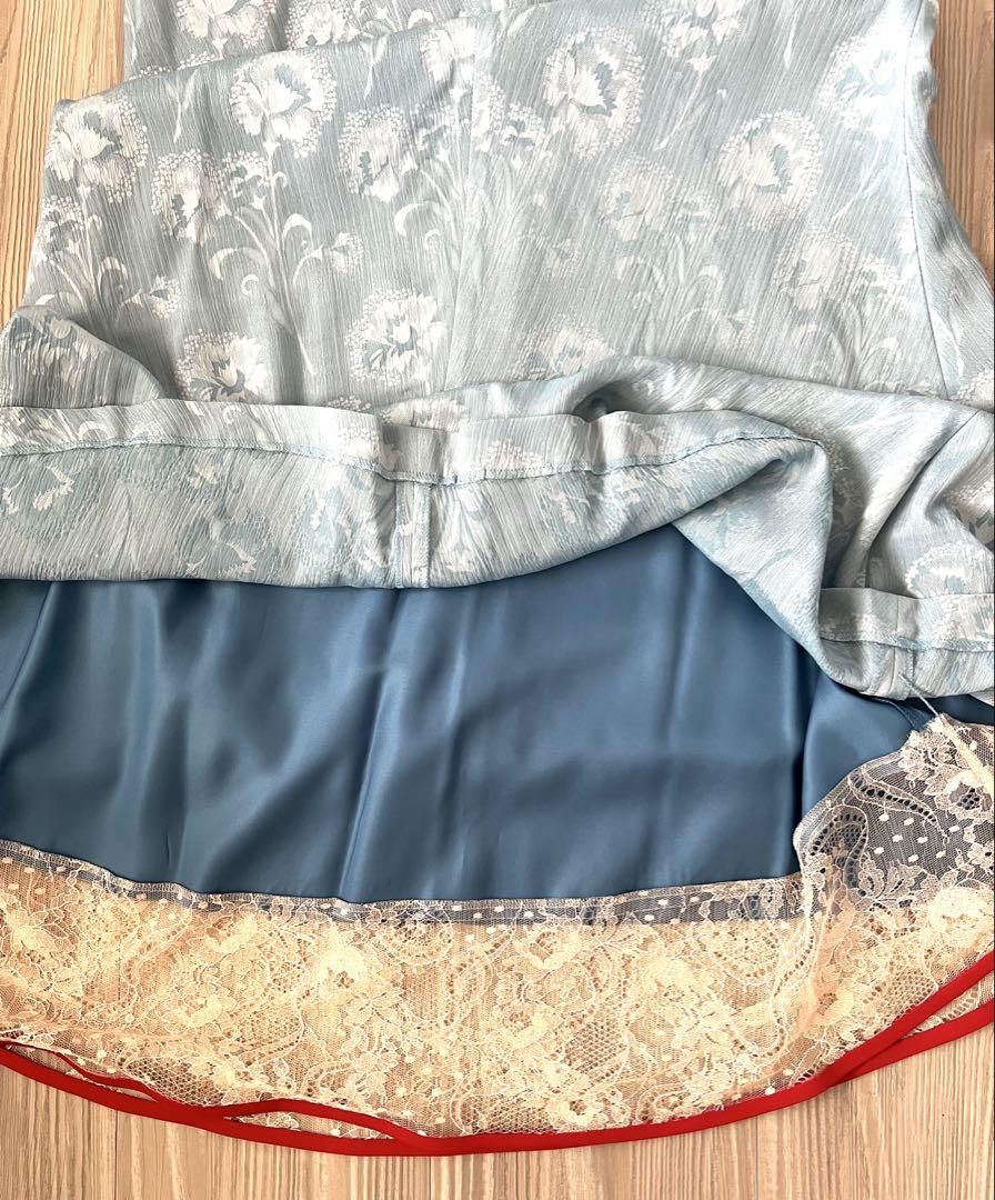 mame kurogouchi Long Dress 水色サイズ2 新品未使用