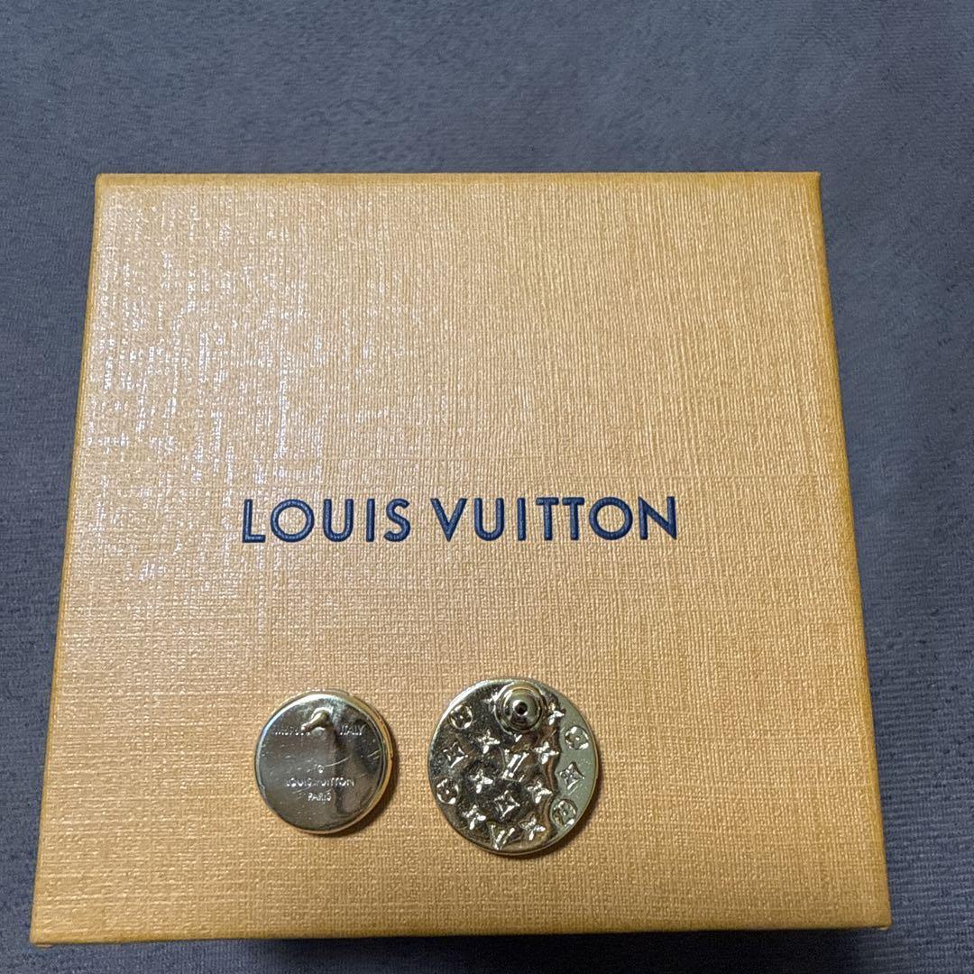 LOUIS VITTON ピアス　ゴールド　シルバー