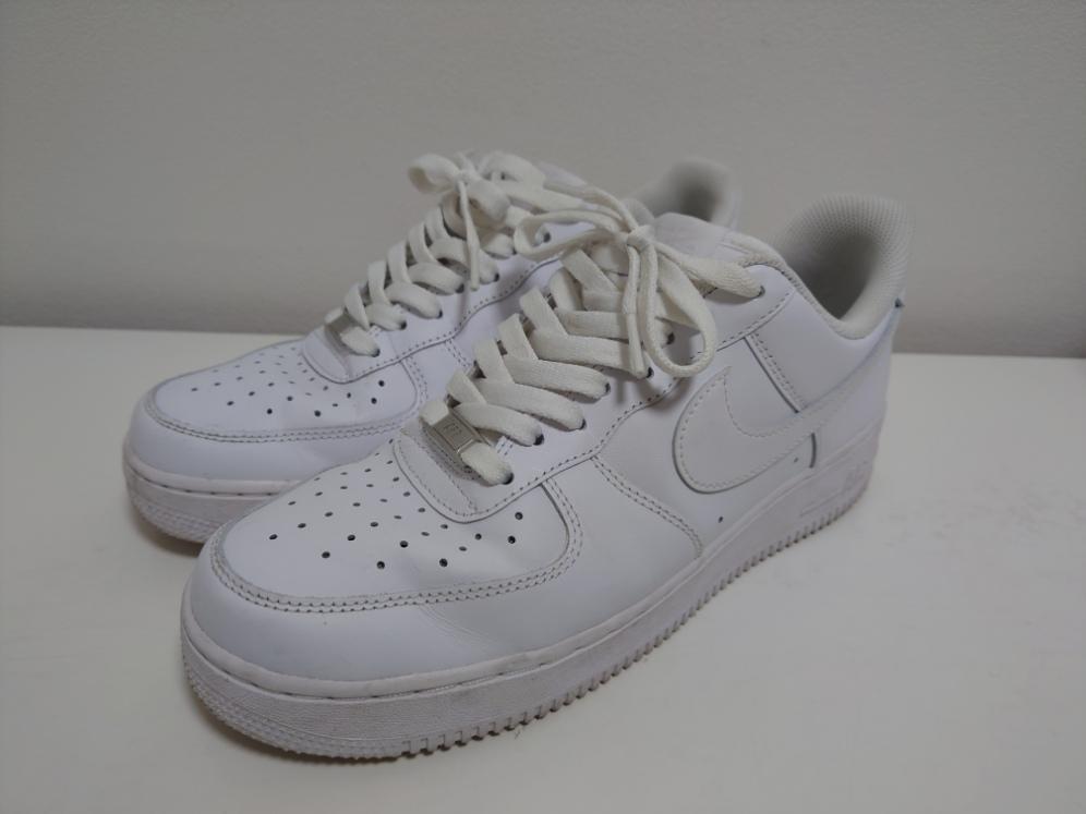 1日限定値引き NIKE エアフォース1 LO 白、白 27㎝