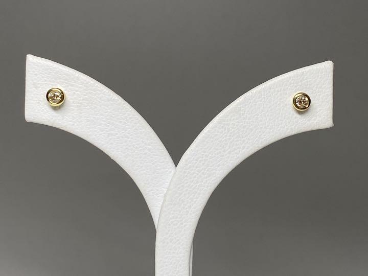 【絶品カラー】K18 南洋白蝶真珠 ゴールドパール 2wayピアス