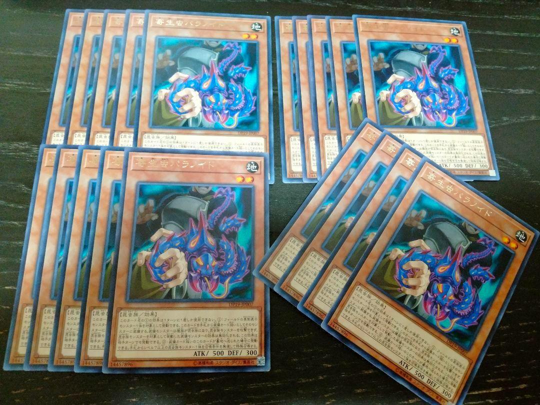 遊戯王　パーツ　19枚　寄生虫　パラノイド
