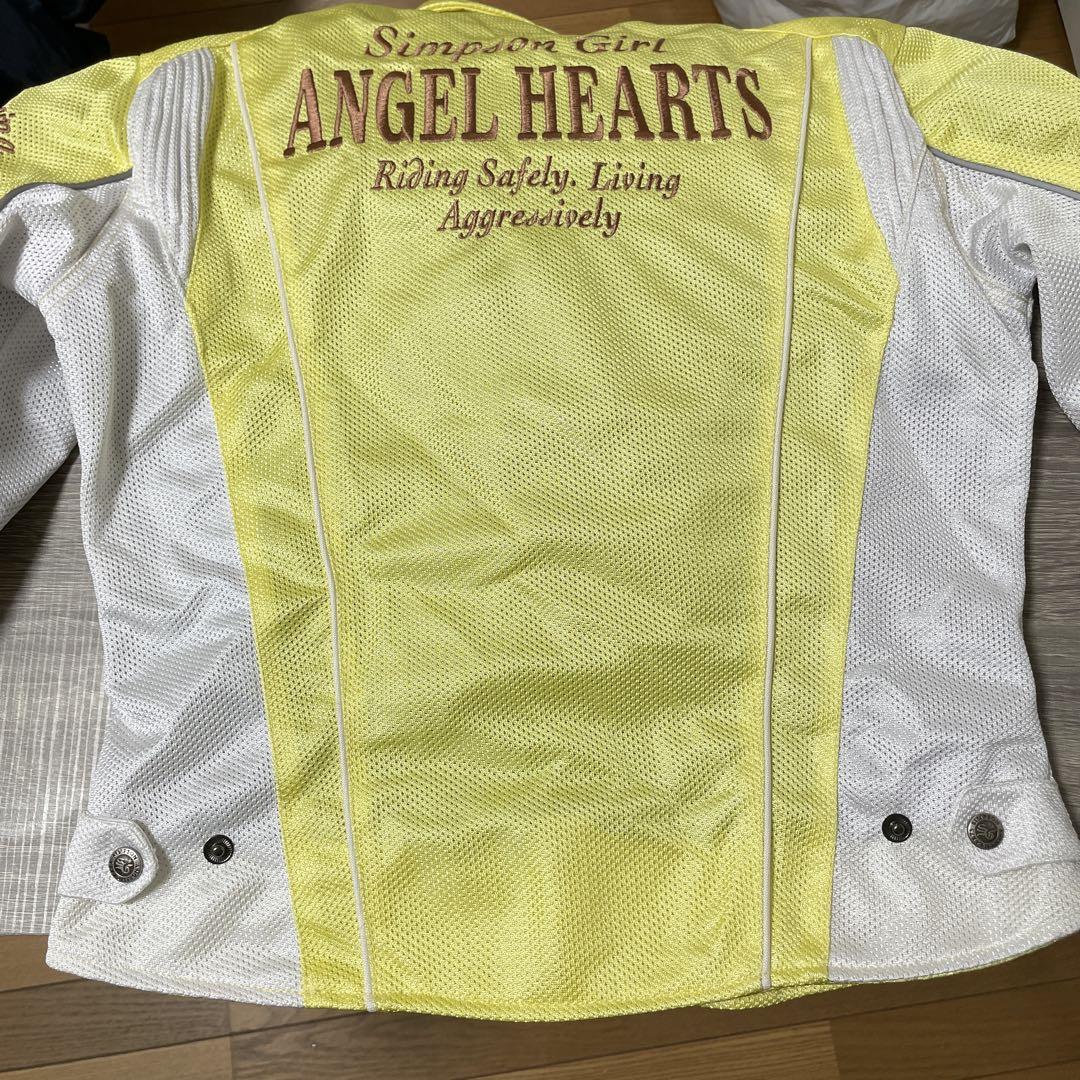 Angel Hearts レディースバイク メッシュジャケット イエロー未