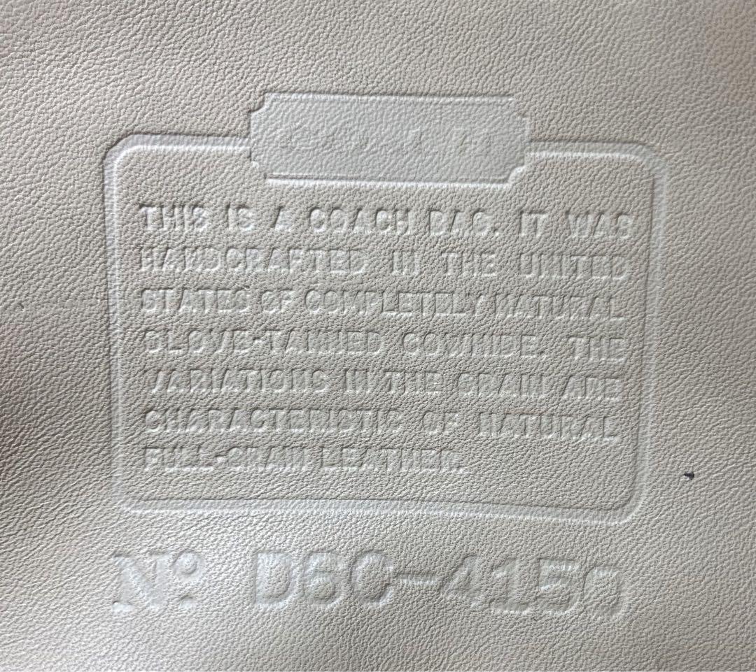 COACH オールドコーチ　ショルダーバッグ　USA製　D6C-4150 byondscape.com
