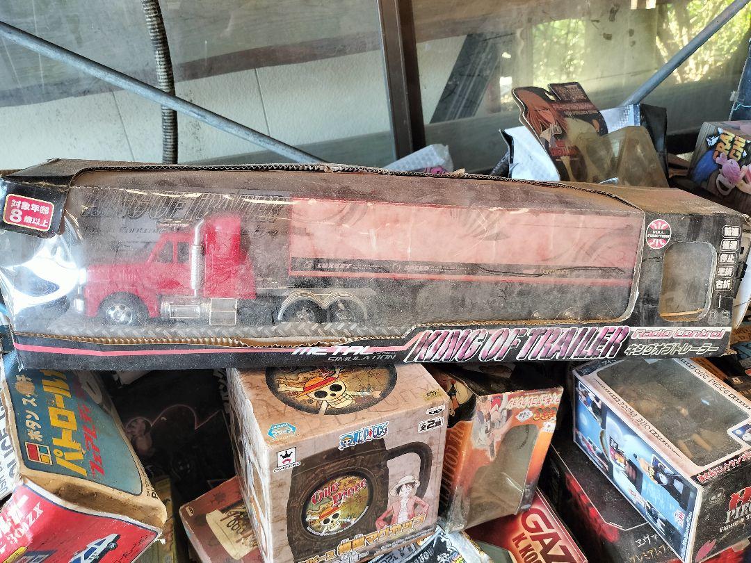 Hot Wheels 赤 トレーラー 1/64 ラジコン
