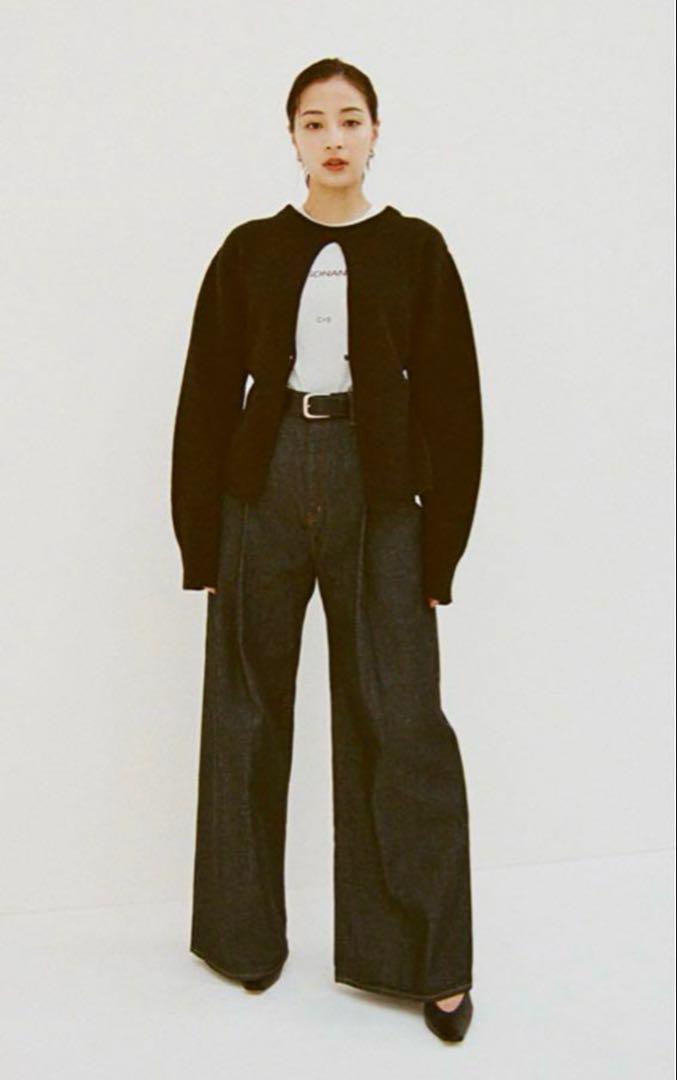 SuzuHirose CLANE TUCK WIDE DENIM ノベルティ付き