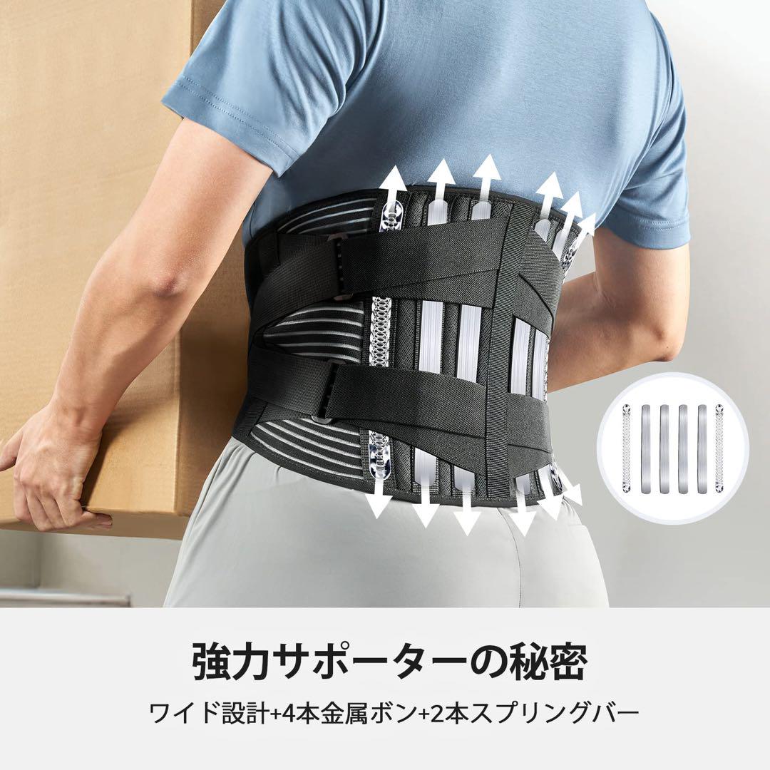 腰サポーター 腰用 コルセット 腰コルセット ベルト メッシュ