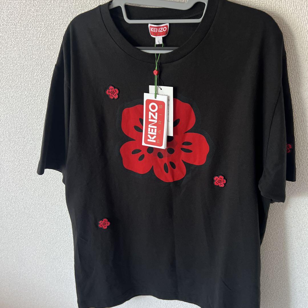 １着でも送料無料 KENZO 黒 Tシャツ Lサイズ 新品 トップス