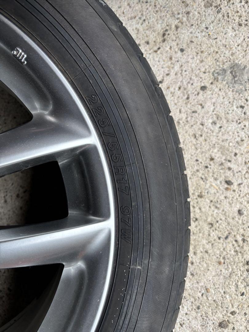 タイヤ山あり！日産　V36 スカイライン　純正　タイヤ　ホイール　1台分　4本