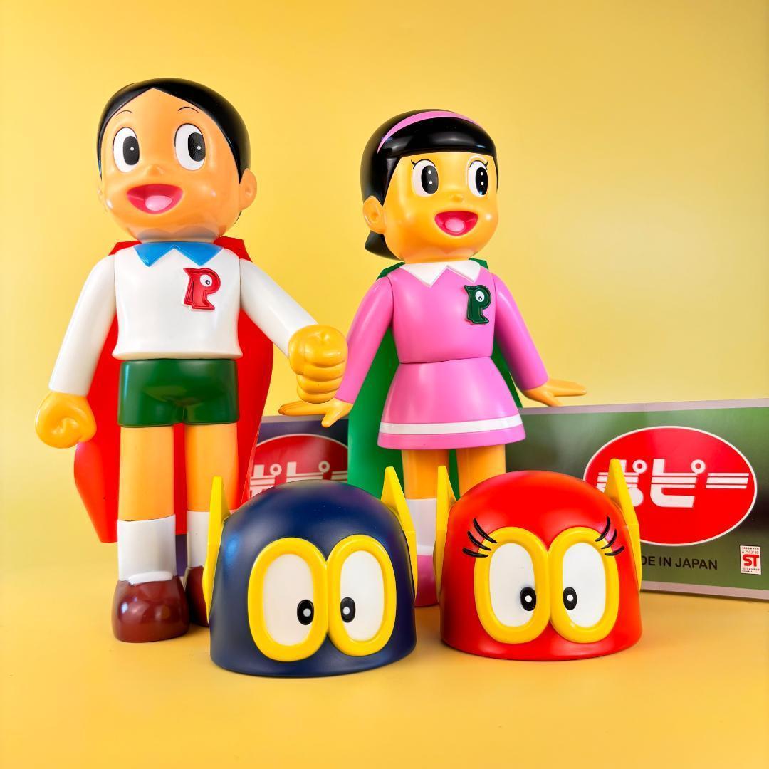 パーマン1号・パーマン2号　ソフビ　ポピー風