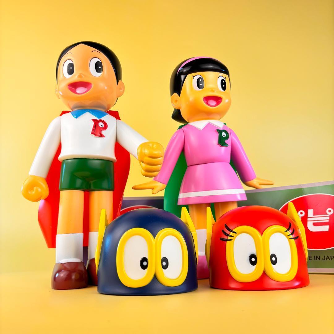 パーマン1号・パーマン2号　ソフビ　ポピー風