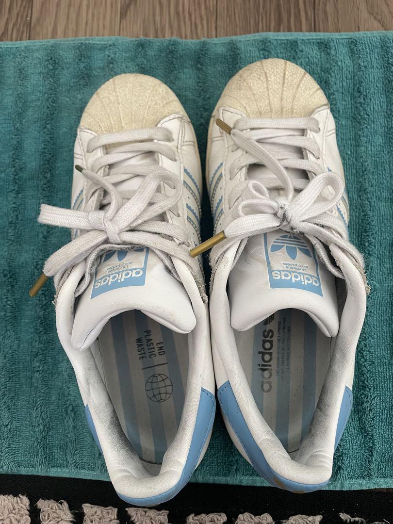 adidas スニーカー ホワイト/ブルー