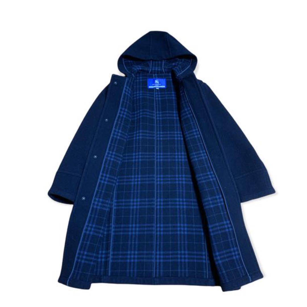コメント▹ 超美品 ダッフルコート 紺色 ロング丈 eW1Ux-m91504321552 バーバリー ブルーレーベル された