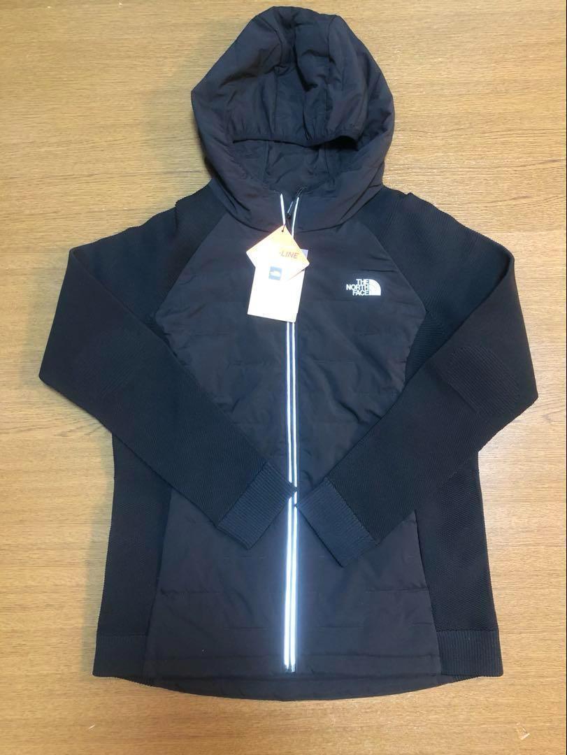 新品⭐️ノースフェイス　レディースフーディー切り替えジャケットパーカー　M 黒