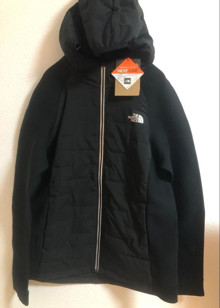 新品⭐️ノースフェイス　レディースフーディー切り替えジャケットパーカー　M 黒