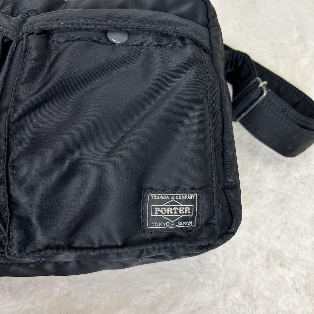 ✨外観美品✨PORTERポーター✨タンカー✨ショルダーバッグ✨L✨ブラック✨