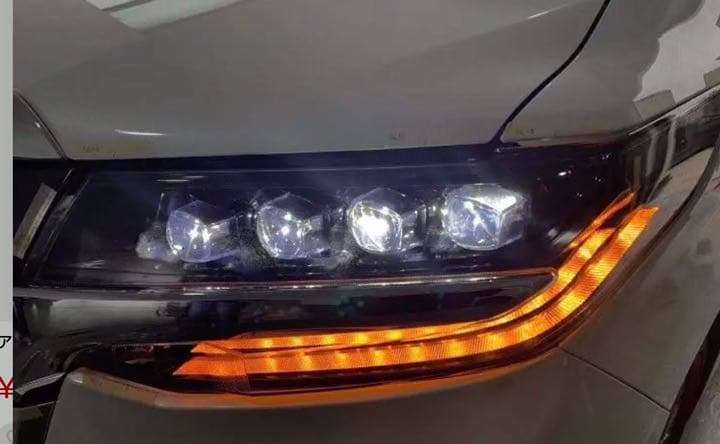 独特の素材 高級な商品 アルファード4つのヘッドライト 車外