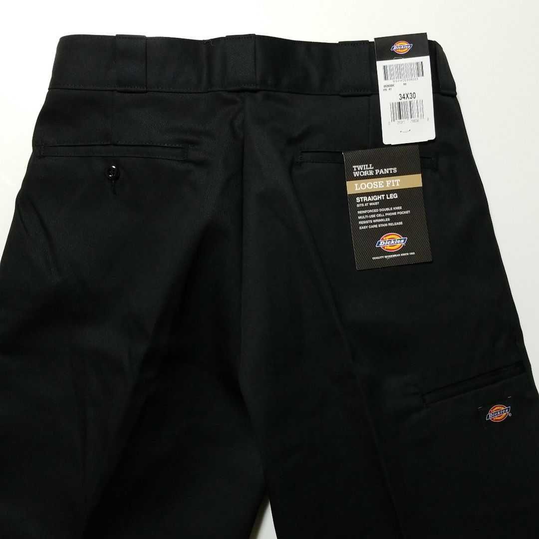 宅配 34×30【新品・未使用】ディッキーズ ダブルニー BLACK 85283 パンツ