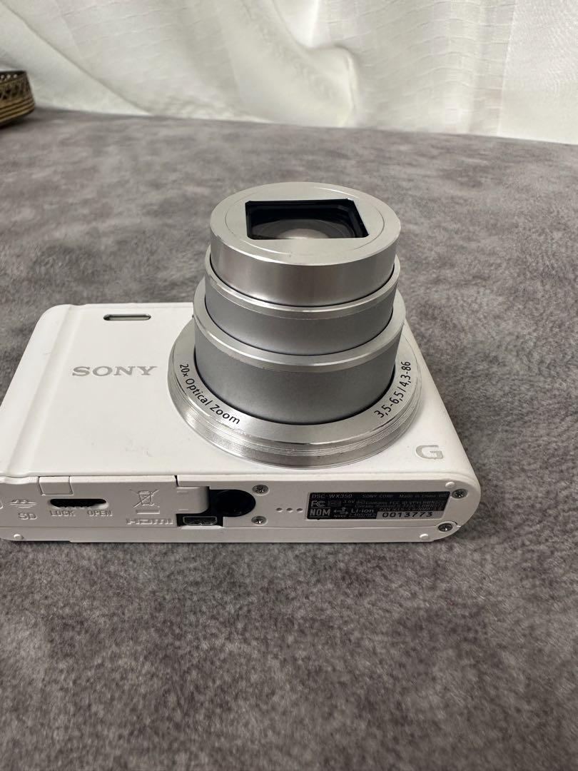 SONY デジタルカメラ ホワイト DSC-WX350