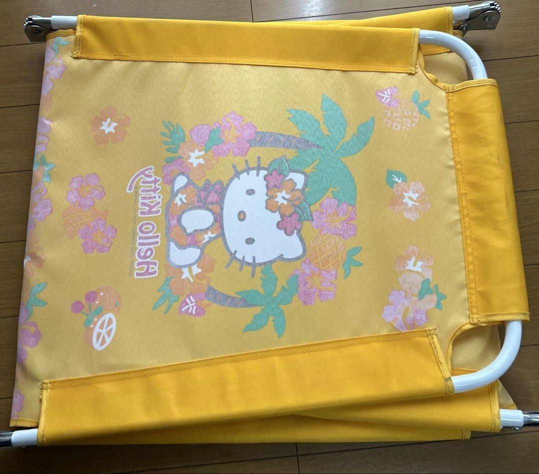 ハローキティ　リクライニングチェア　トロピカル 折りたたみ式