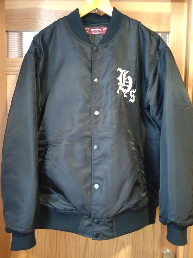 ジャケット・アウター hide and seek nylon varsity jacket 24aw