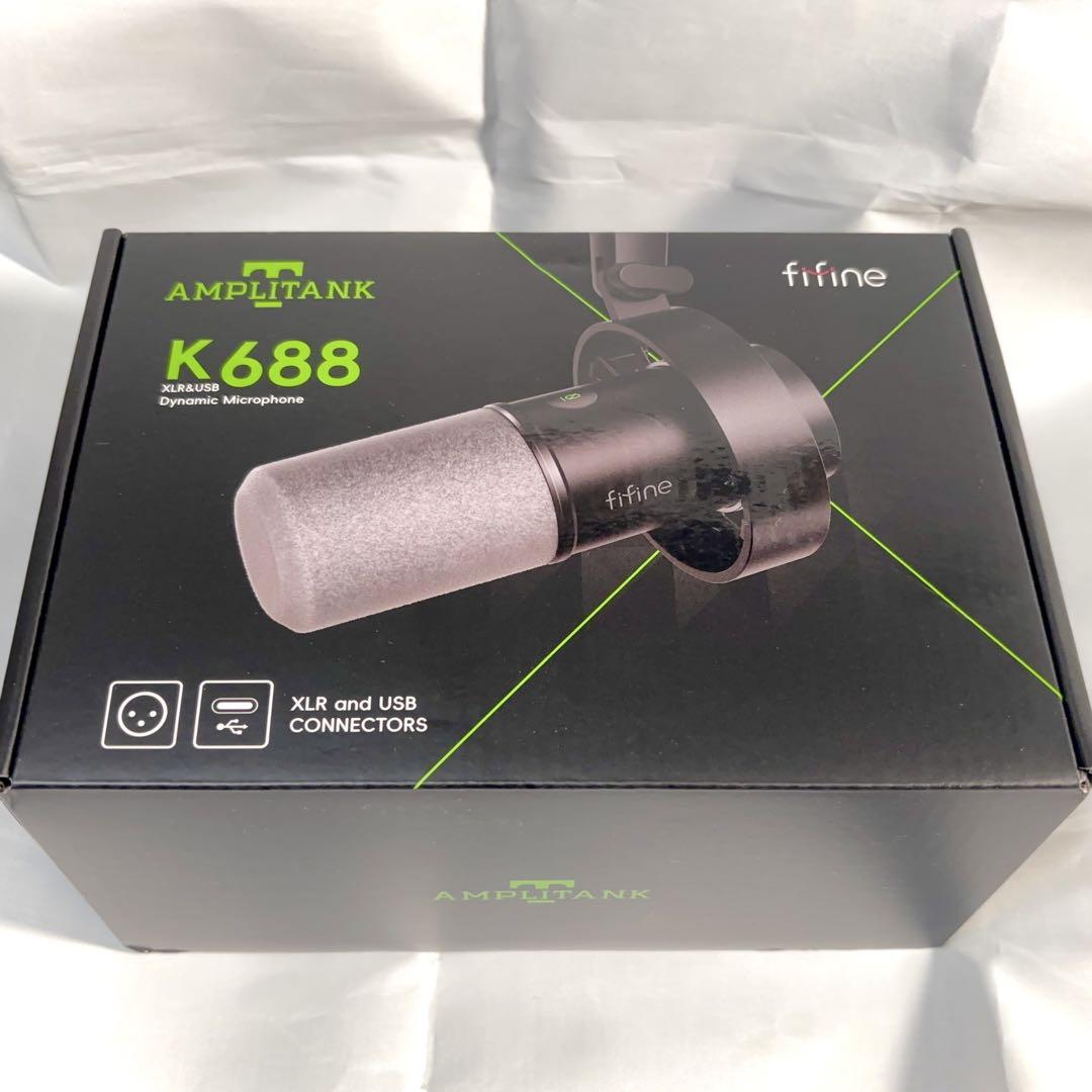 新品】FIFINE K688 ダイナミックポットキャストマイク - メルカリ