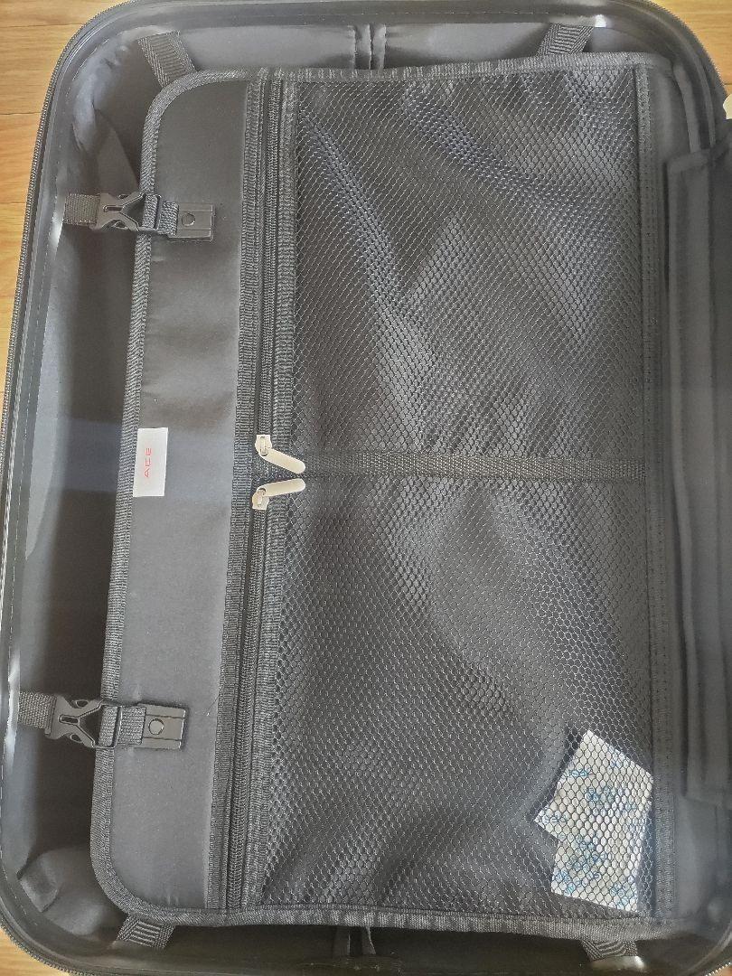 新品 [エース] スーツケース プリズム ネイビー　М　日本製 拡張可能