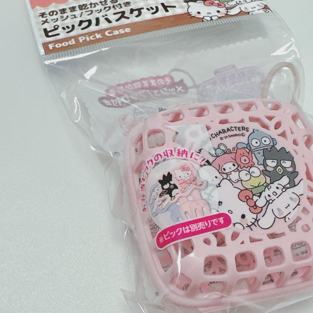 サンリオ キティ　お弁当グッズ5点　キャラ弁　ごはん型　サンドイッチ　ピック